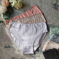 Хлопковые женские трусики слип 2XL-3XL 1515